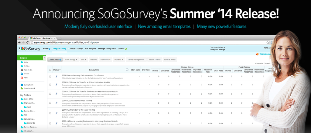 Announcing SoGoSurvey's Summer Release