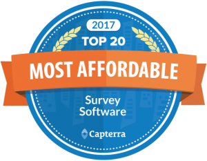 Capterra Most Affordable Online Survey Software